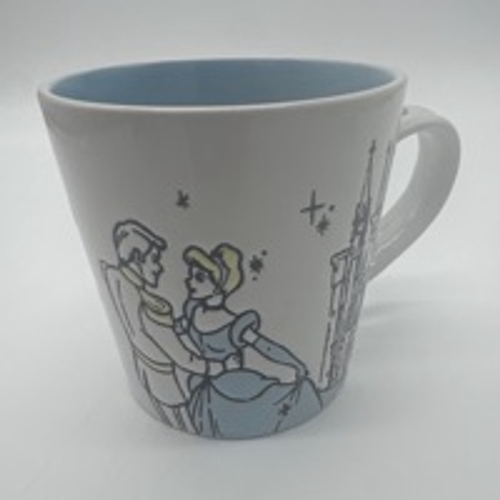 Disney Cinderella Mug White and Blue